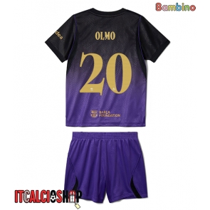 Barcelona Dani Olmo #20 Seconda Maglia Bambino 2026-27 Manica Corta (+ Pantaloni corti)